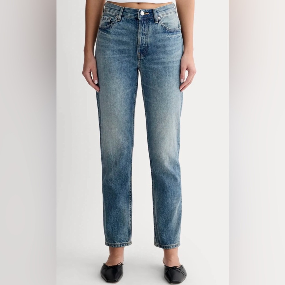 Everlane Women's Straight Leg Jeans - Blue